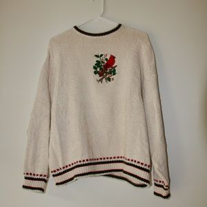 Vintage Cardinal Sweater